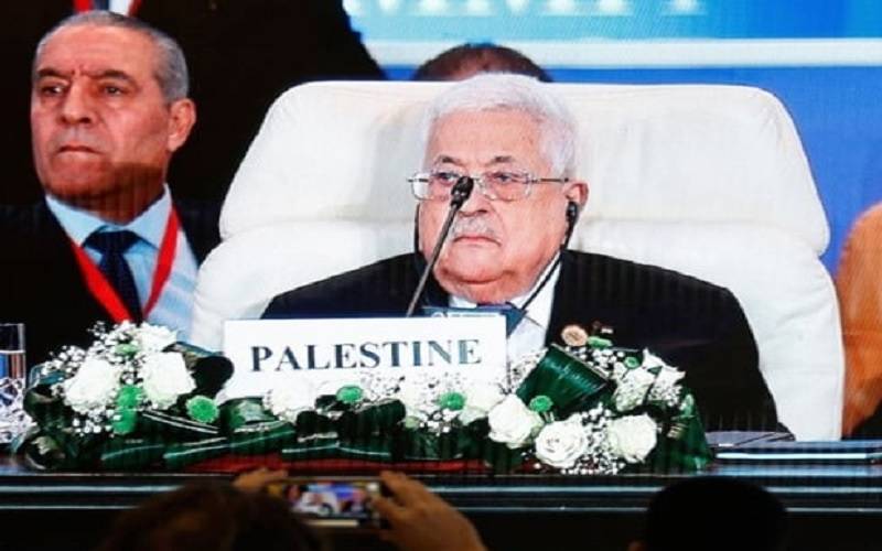 فلسطینی صدر محمود عباس کا کہنا ہے کہ ہم اپنی سرزمین نہیں چھوڑیں گے
