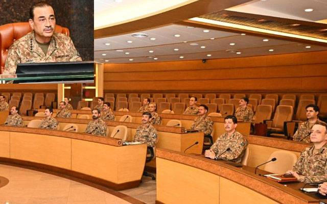 پاکستان کے عوام کا تحفظ اور سلامتی مسلح افواج کی اولین ترجیح فیلڈ مارشل سید عاصم منیر کی زیرِصدارت کور کمانڈرز کانفرنس