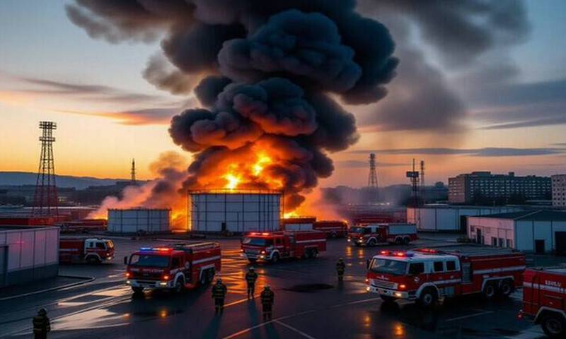 یوکرین کا روس پر بڑا حملہ آئل ریفائنری سمیت کئی فوجی تنصیبات تباہ