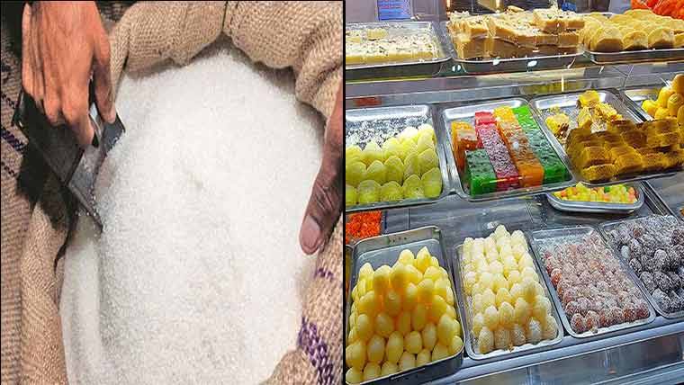 چینی کی بڑھتی قیمتوں نے مٹھائی کی قیمت میں بھی اضافہ کردیا