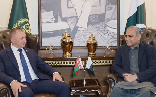 بیلاروسی وزیر داخلہ کا دورہ پاکستان محسن نقوی سے ملاقات میں اہم معاہدوں پر اتفاق