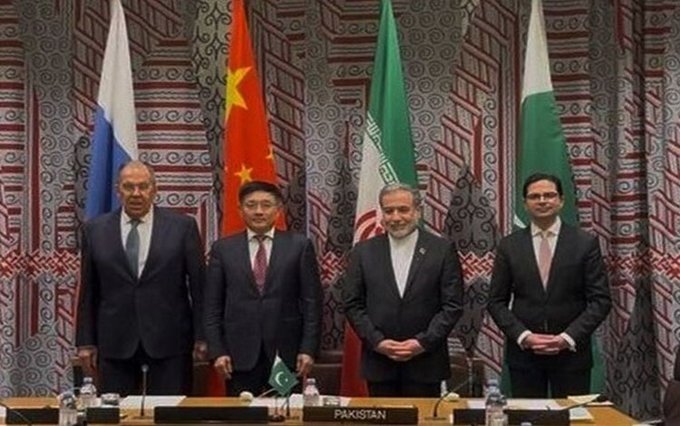 روس چین پاکستان اور ایران نے افغان حکومت سے دہشت گرد گروہوں کے خاتمےکا مطالبہ