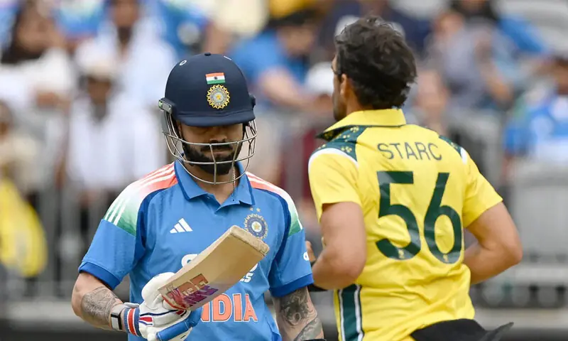 بھارت کیخلاف 176کلومیٹر فی گھنٹہ کی گیند کیا اسٹارک نے شعیب اختر کا ریکارڈ توڑ ڈالا؟