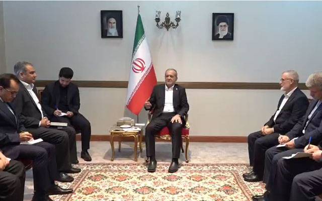 وزیرداخلہ محسن نقوی کی ایرانی صدر سے ملاقات دوطرفہ تعاون پر تبادلہ خیال