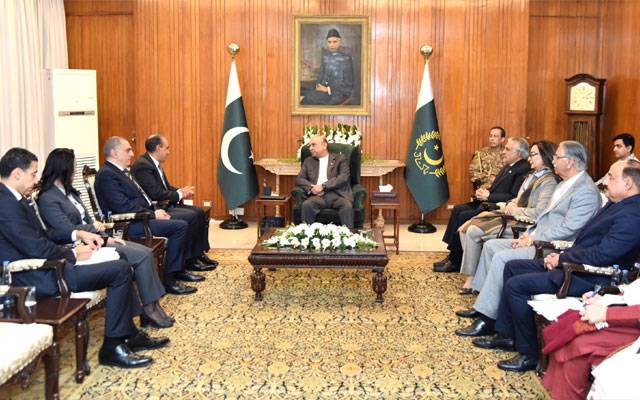 صدرِ مملکت آصف علی زرداری سے مصر کے وزیرِ خارجہ ڈاکٹر بدر احمد محمد عبدالعاطی کی ملاقات