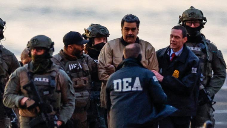 وینزویلا کے صدر مادورو کو نیویارک کی عدالت میں پیش کردیا گیا