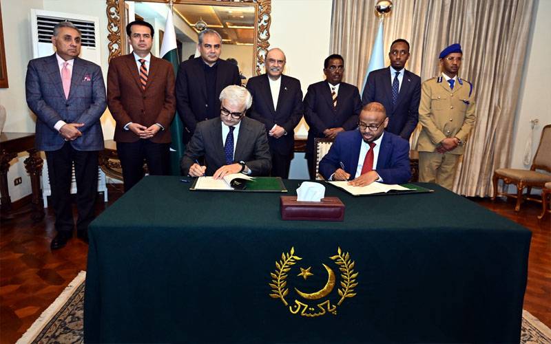 پاکستان اور صومالیہ کے درمیان سفارتی پاسپورٹ ہولڈرز کیلئے ویزا فری معاہدہ