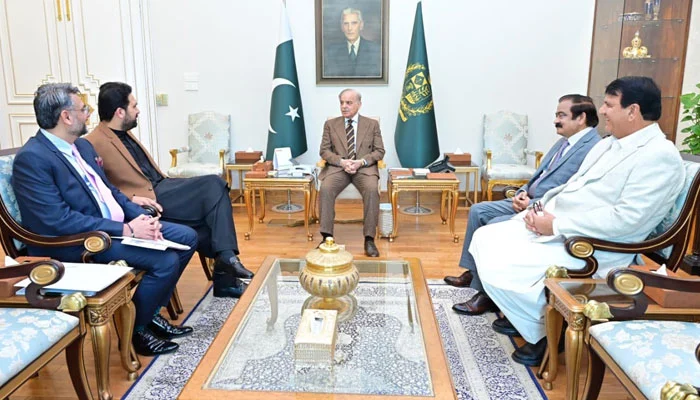 وزیرِ اعظم محمد شہباز شریف سے وزیرِ اعلی خیبر پختونخوا سہیل آفریدی کی ملاقات