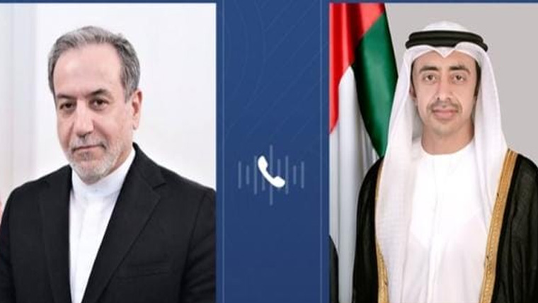 یو اے ای وزیر خارجہ کا ایرانی ہم منصب سے رابطہ خطے کی صورتحال پر بات چیت