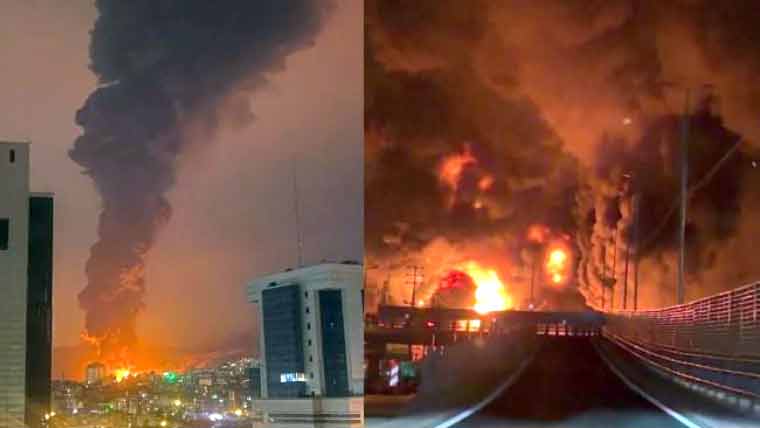 امریکی اور اسرائیلی طیاروں کی نئے سپریم لیڈر کے اعلان کے بعد ایران پر شدید بمباری