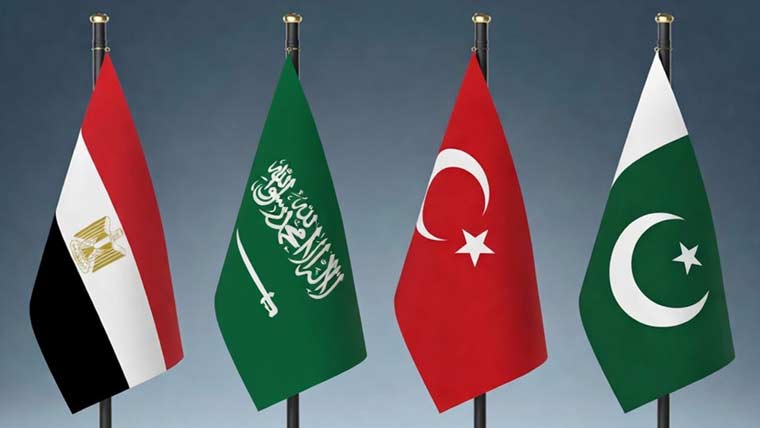 پاکستان سعودیہ مصر اور ترکیہ کے وزرائے خارجہ کل اسلام آباد میں ملاقات کریں گے