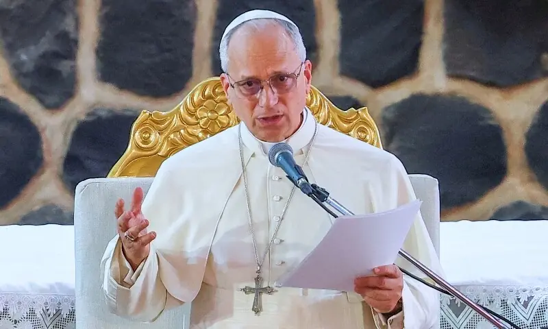 دنیا ظالموں کے قبضے میں ہے امریکی جنگی پالیسیوں پر پوپ لیو کی سخت تنقید