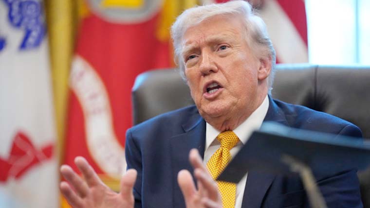 ایران سے جنگ بندی برقرار آبنائے ہرمز کی ناکہ بندی آج تیل نہیں بیچ سکے گا ٹرمپ