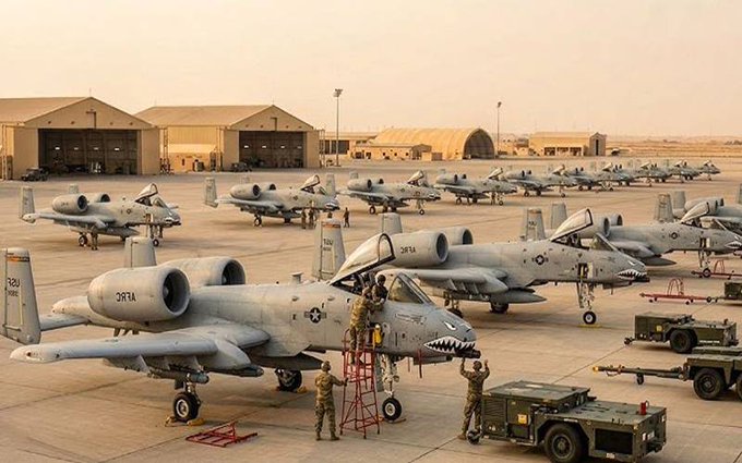 ایران جنگ امریکا نے مشرقِ وسطیٰ میں ایٹین طیاروں میں بڑا اضافہ کر دیا