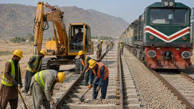 حکومت کا کراچی سے پشاور ایم ایل ون ریلوے ٹریک منصوبہ شروع کرنے کا اعلان