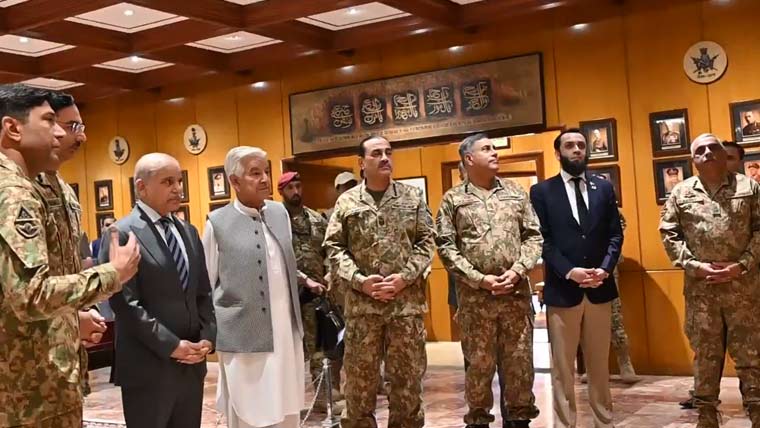 آپریشن غضبُ الحق دہشتگردوں کیخلاف پوری قوت سے جاری ہے شہباز شریف