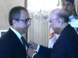 ایوان صدر میں تقریب مختلف شعبہ جات میں نمایاں خدمات انجام دینے والوں میں اعزازات تقسیم