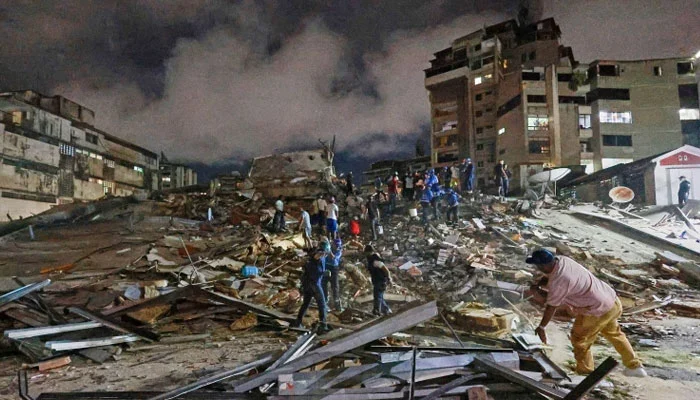 وینزویلا میں تباہ کن زلزلہ ہلاکتیں 589 ہوگئیں 50 ہزار سے زائد افراد لاپتہ
