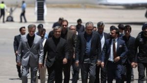 وفاقی وزیر داخلہ محسن نقوی ایرانی شہر مشہد پہنچ گئے