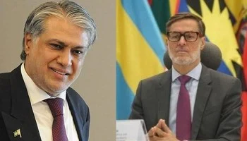 نائب وزیراعظم اور وینزویلا کے وزیر خارجہ کا رابطہ دوطرفہ تعلقات اور علاقائی صورتحال پر گفتگو