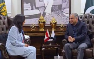کینیڈا کی وزیر خارجہ انیتا آنند کی وفاقی وزیر داخلہ محسن نقوی سے ملاقات