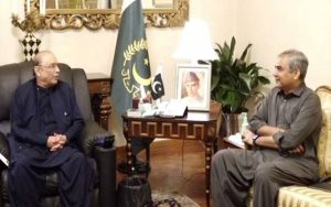 وفاقی وزیرِ داخلہ محسن نقوی کی صدرزرداری سے ملاقات