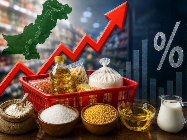 ملک میں مہنگائی کی شرح میں اضافہ 5اشیاء مہنگی ہوگئیں