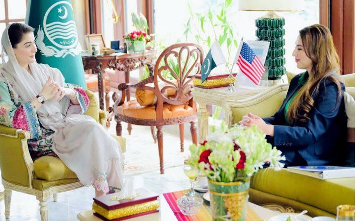 وزیر اعلیٰ مریم نواز سے امریکی سفیر نیٹلی بیکر کی ملاقات سیکیورٹی سمیت مختلف شعبوں میں تعاون پر اتفاق