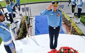 مادرِ وطن کا دفاع مقدس امانت ثابت قدمی سے نبھاتے رہیں گے ایئر چیف مارشل