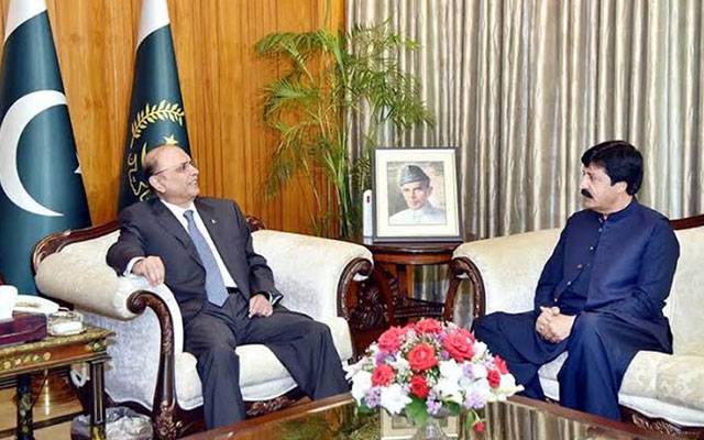 صدر مملکت آصف زرداری سے گورنر پنجاب کی اہم ملاقات پنجاب کے انتظامی امورپر تبادلہ خیال