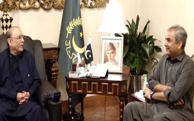 صدر مملکت آصف علی زرداری سے محسن نقوی کی ملاقات ملکی سکیورٹی صورتحال پر تبادلہ خیال
