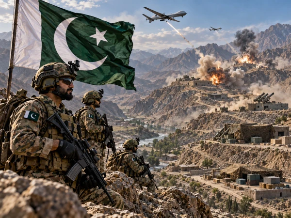 پاک فوج کی افغانستان میں 10 مقامات پر جوابی کارروائی دہشتگردوں کا انفرااسٹرکچر تباہ
