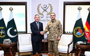 فیلڈ مارشل سید عاصم منیر سے سنگاپور کے وزیر خارجہ کی ملاقات باہمی دلچسپی کے امور پر تبادلہ خیال